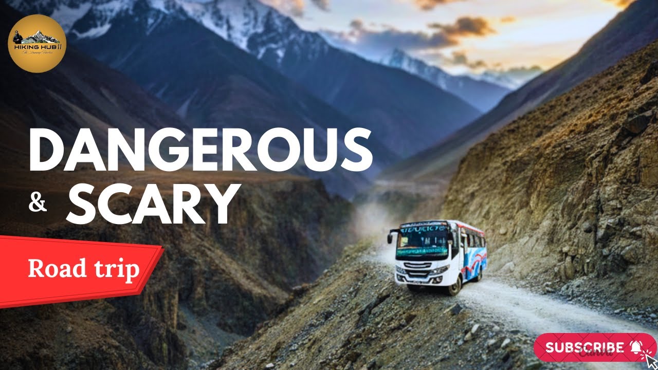 We travelled Dangerous Road in Nepal #hikinghub11 #dangerous #scary