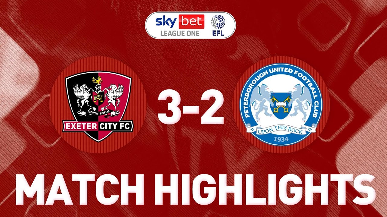 HIGHLIGHTS: Exeter City 3 Peterborough United 2 (12/11/22)