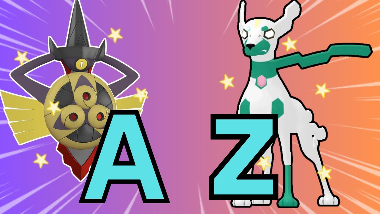 Legends ZA SHINY Alphabet CHALLENGE!
