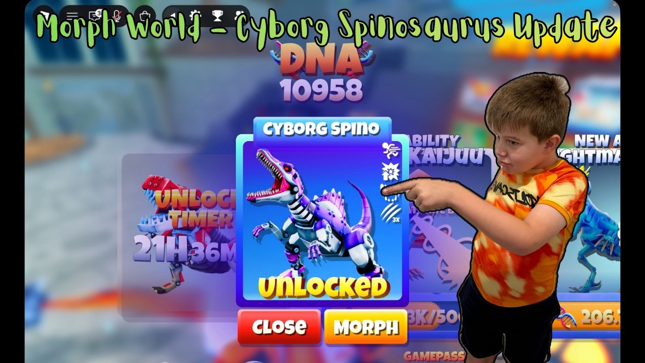 Morph World - Cyborg Spinosaurus Update