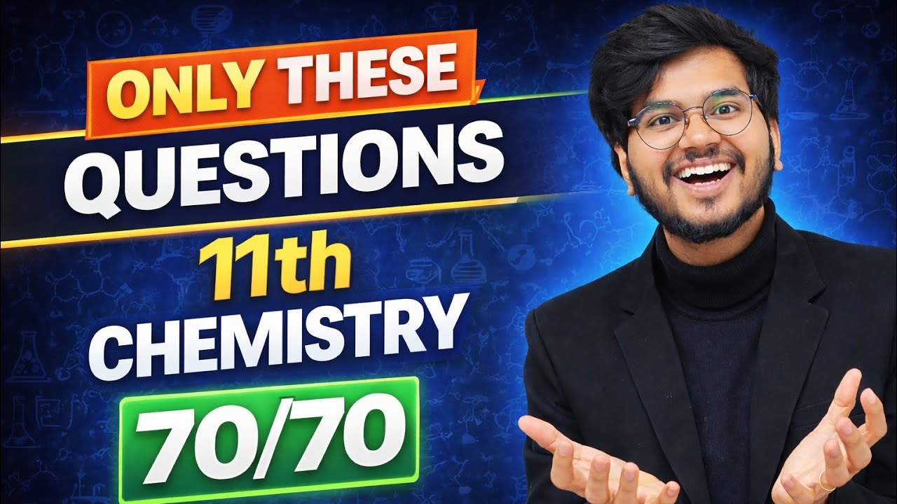 Most Important Numericals class 11th chemistry | Most Important questions class 11th chemistry 2026 