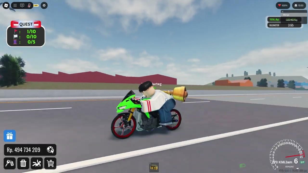 Roblox - Quest Brainrot Anomali Cappucino Assasino😮Tempat Terbaru Di Drag & Drive Simulator