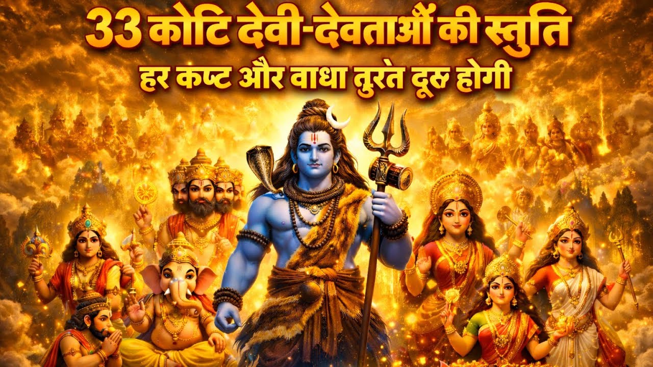 33 कोटि देवी-देवताओं की स्तुति &ndash; सम्पूर्ण देवी-देवता कृपा स्तोत्र Most Powerful All Gods Stuti 