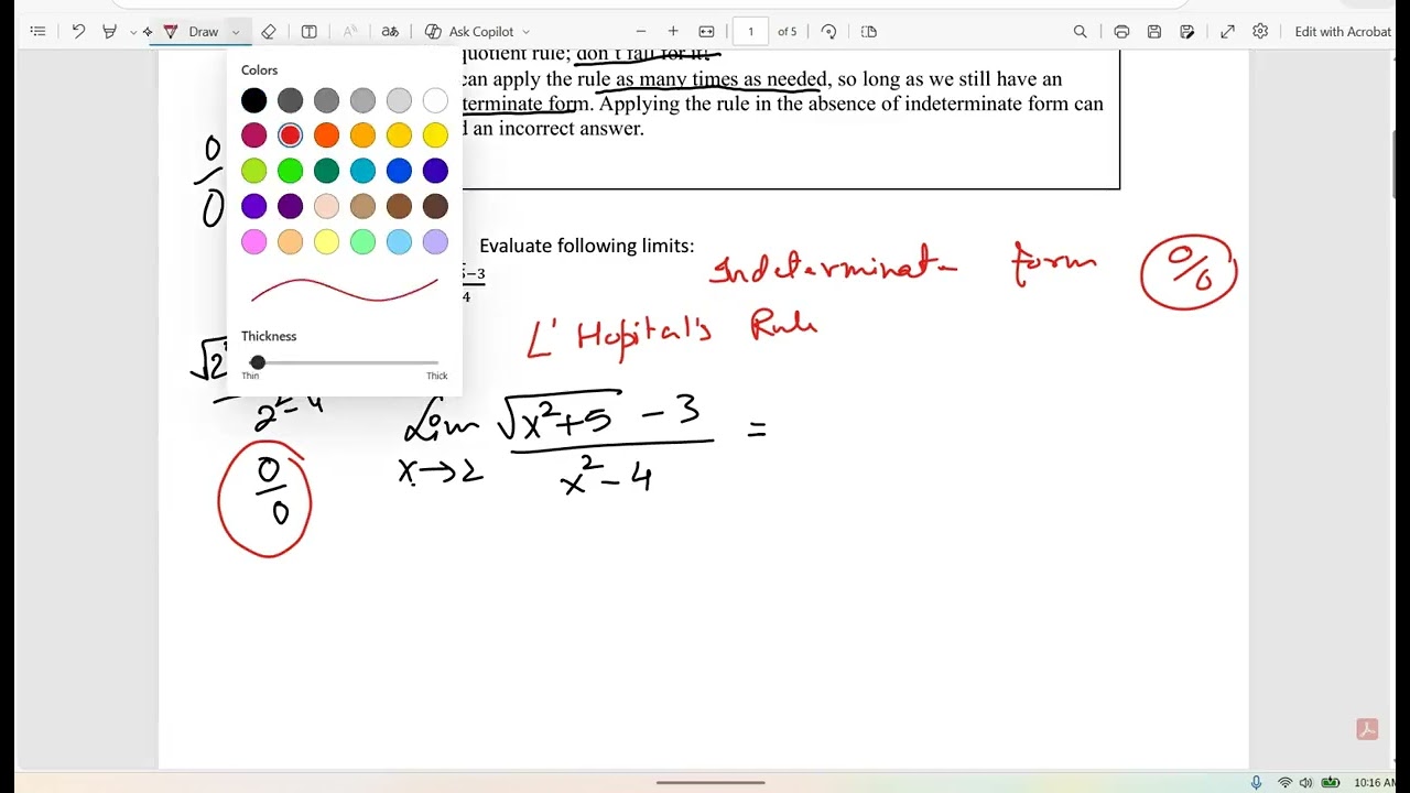 Calculus II---Limits using L'Hopitals Rule Part 3