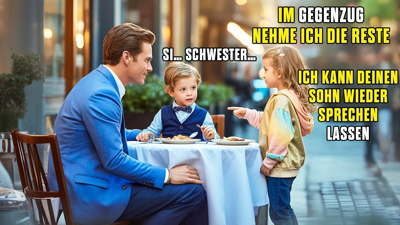 Armes Mädchen Sagt Zum CEO: Wenn Ich Deinen Sohn Zum Reden Bringe – Gibst Du Mir Deine Essensreste?…