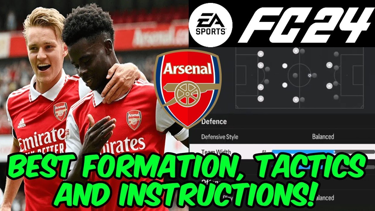 EA FC 24 - BEST ARSENAL Formation, Tactics and Instructions