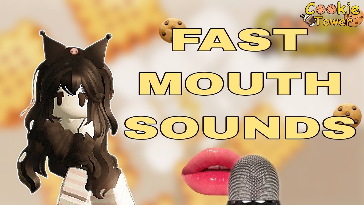 ASMR FAST MOUTH SOUNDS 👄👅 | ROBLOX GAMEPLAY  ♡