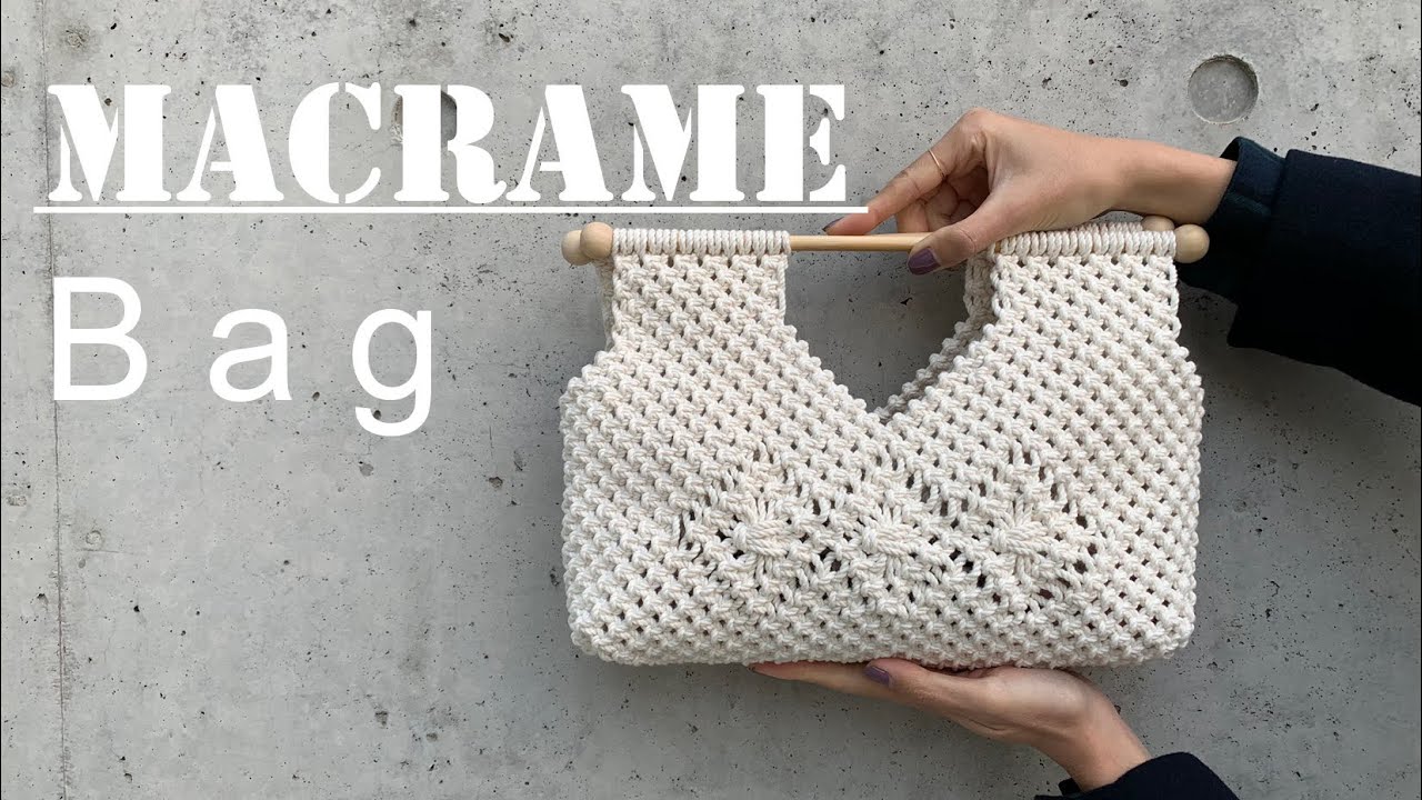 DIY Macrame Bag / 마크라메 가방 -#22