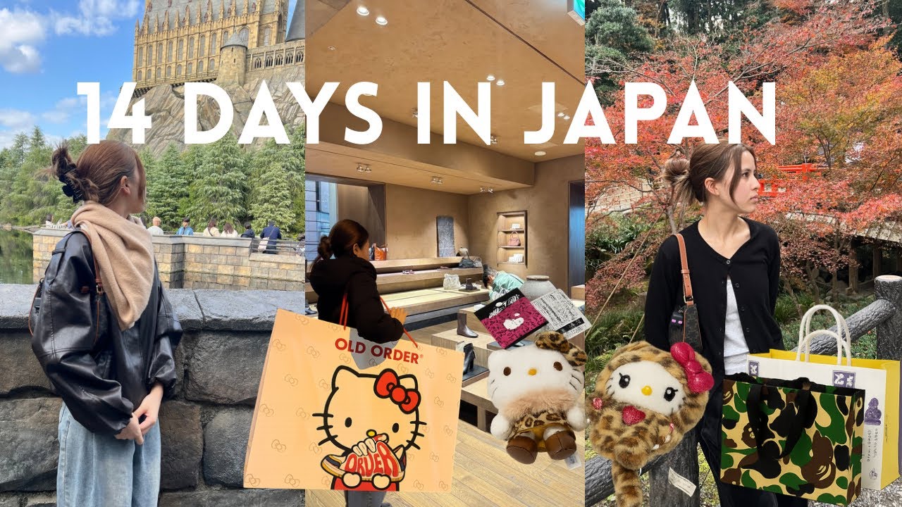 [vlog] how i spent 14 days in japan