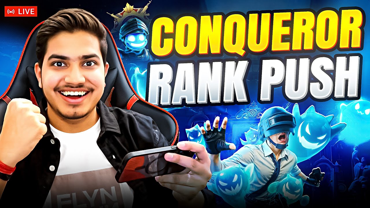 Push To Conqueror | Sqaud Rank push | GoDTusharOp Is Live
