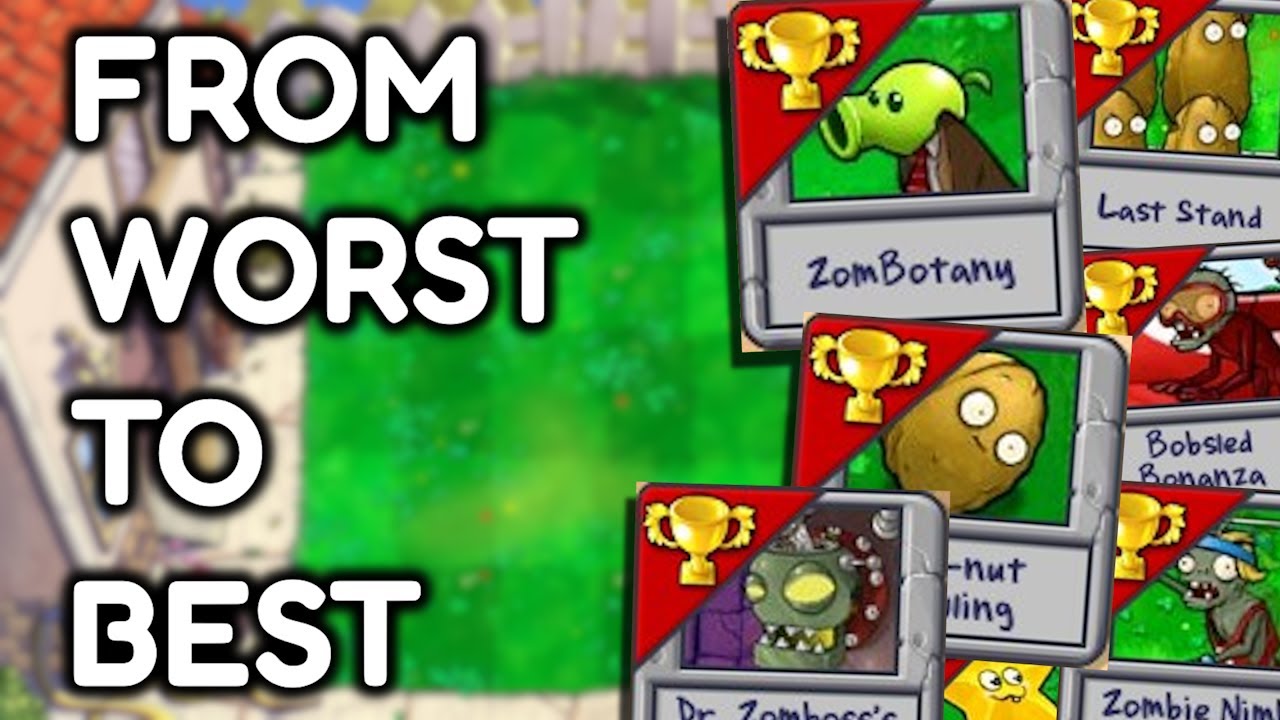 Ranking EVERY Plants vs. Zombies Mini-Game (PC)