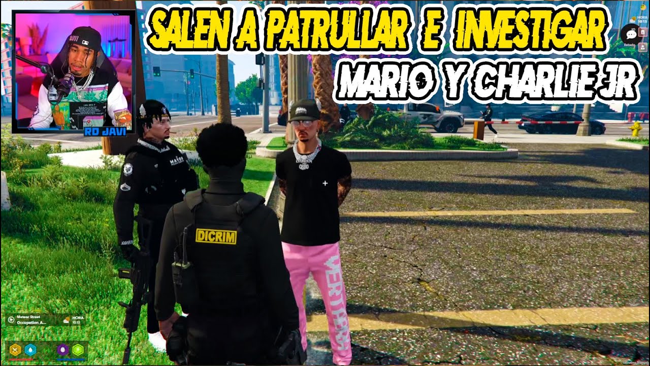 RDJavi: Mario y Charlie Jr - Salen a Patrullar eh Investigar en la Ciudad