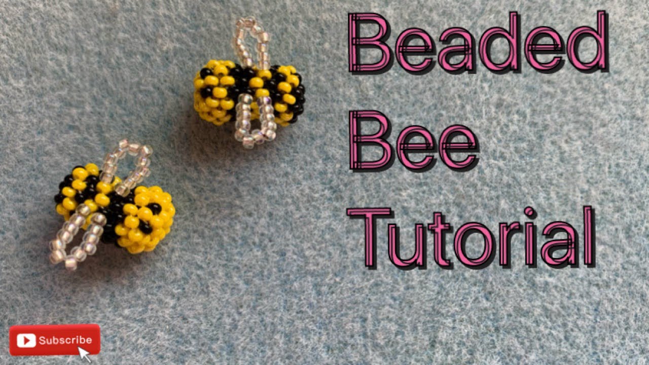 3D Beaded Bee Tutorial