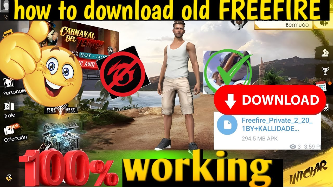 How to install old freefire 2018 | Free Fire old verson Download |free fire private server