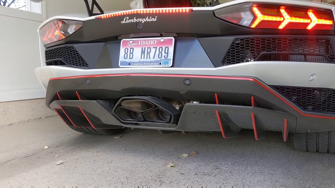 2018 LAMBORGHINI AVENTADOR S COLD START UP AND REVS IN IDAHO