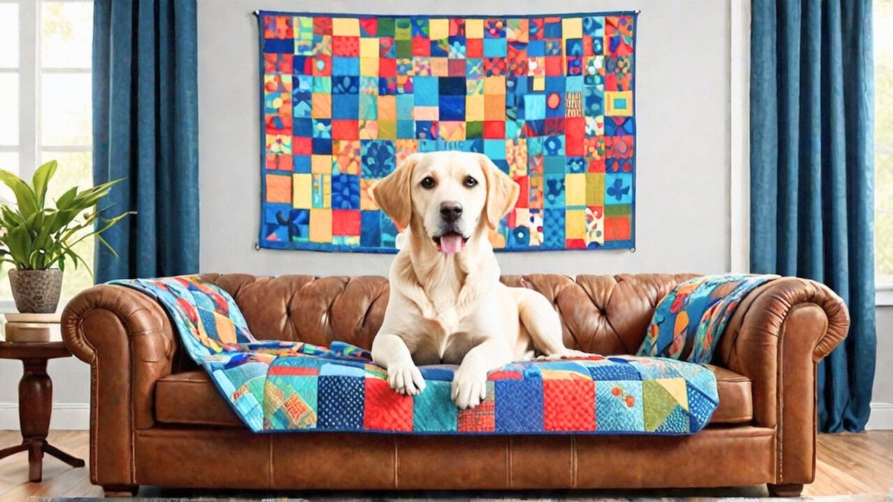 How to make a quilted Dog bed Easy Quilt Pattern #quilting #quiltpatterns