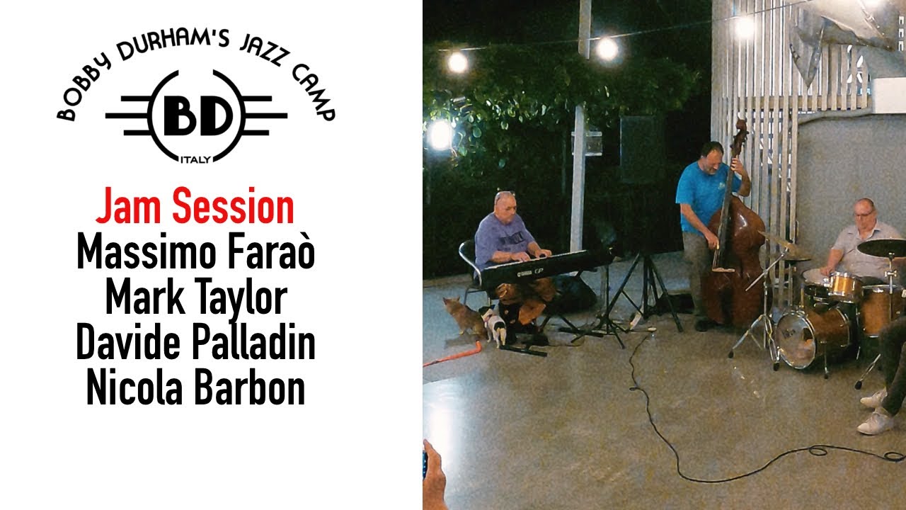 Massimo Fara&ograve; at the Bobby Durham Jazz Camp 2025 (Jam Session)