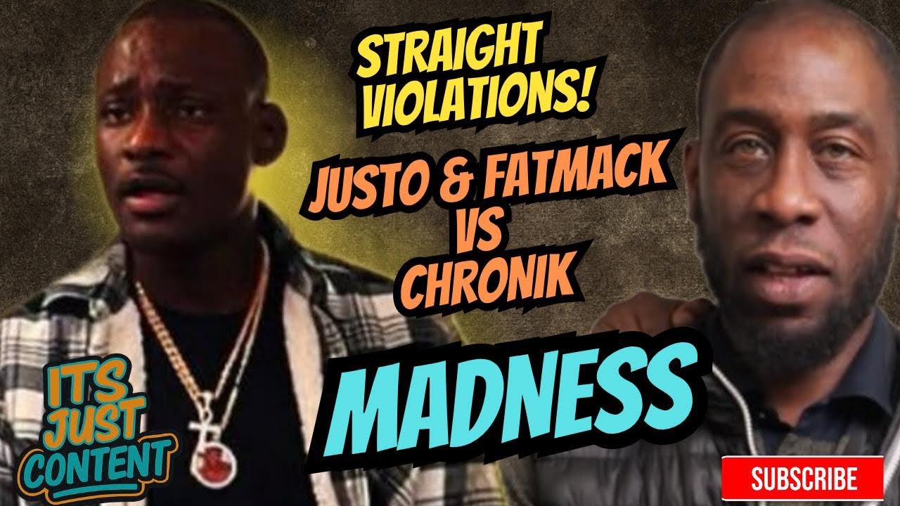 JUSTO CHRONIK RTM & FATMACK CRAZY BACK & FORTH STRAIGHT VIOLATIONS! The Session vs RTM THEY WENT MAD