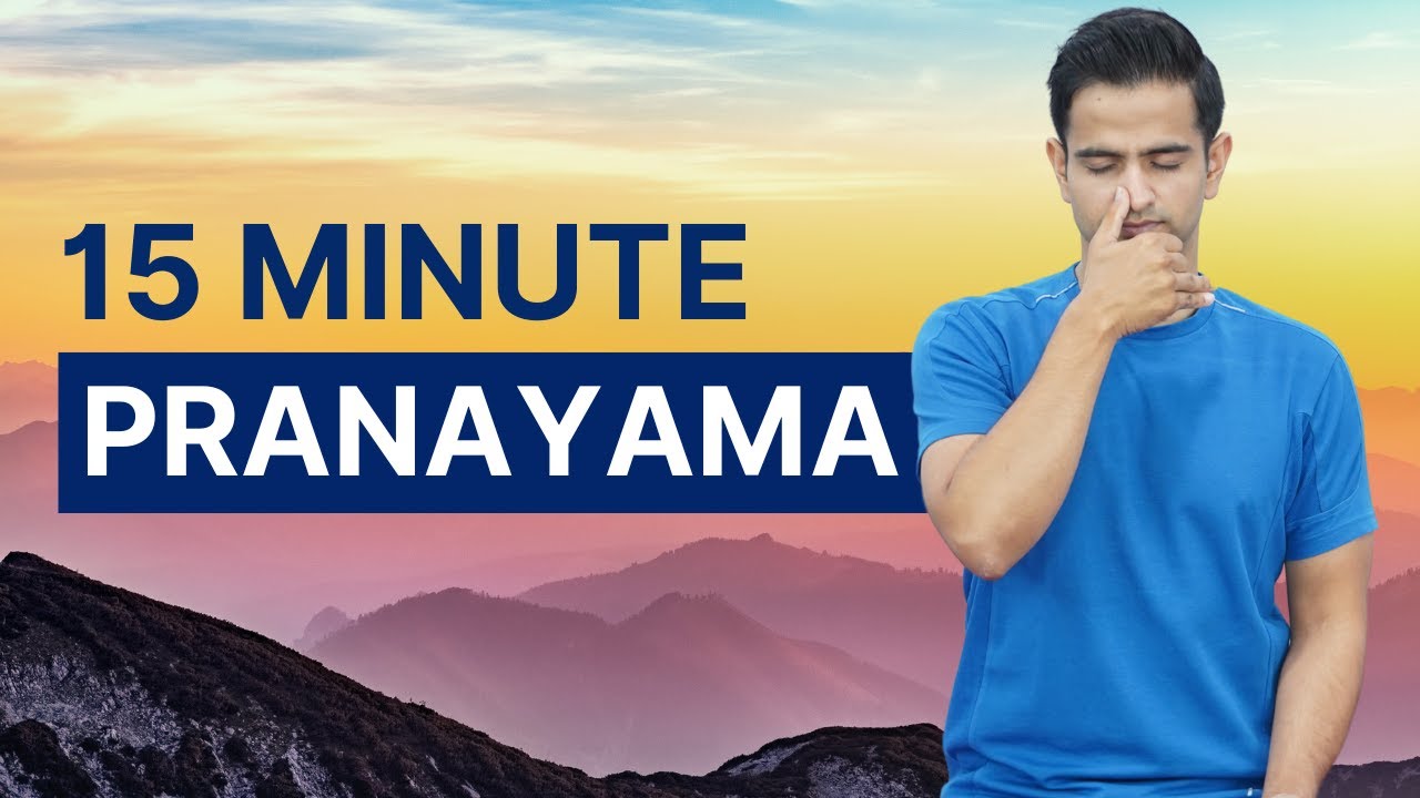 15 min Daily Pranayama | Breathing Exercises | Yoga for Beginners @itsnaveensharma