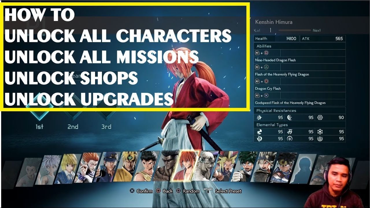 How To Unlock all Characters Jump Force PC