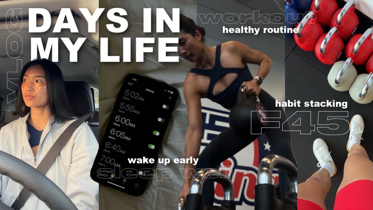 HOW TO BUILD YOUR BEST SELF | My Workouts, Habit Stacking + Healthy Routines! *productive vlog*