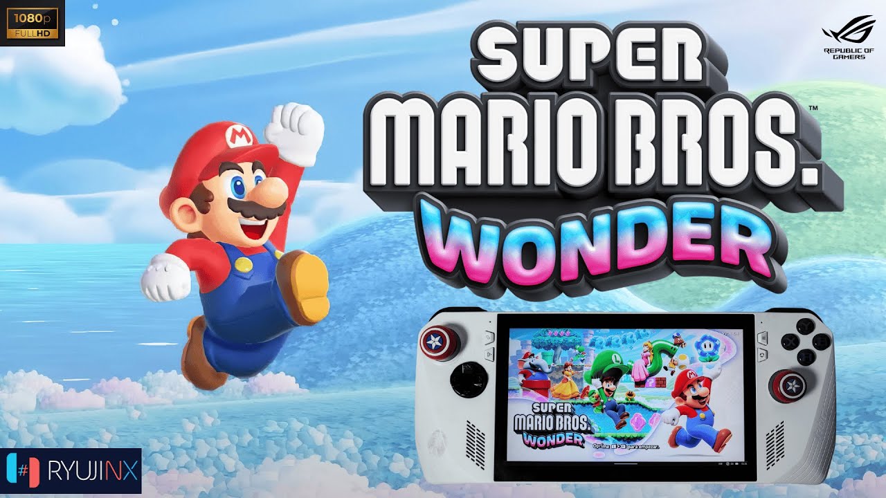 ✅Que tal corre SUPER MARIO BROS WONDER en la ASUS ROG ALLY Z1 EXTREME con Ryujinx | 2025 |1080p