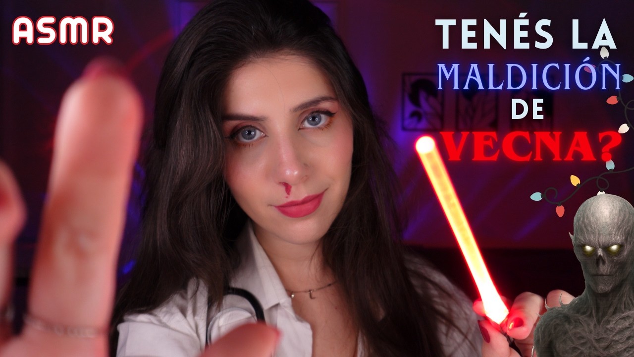 ASMR • Revisión MÉDICA del UPSIDE DOWN ¿Tenés la MALDICIÓN de VECNA? Roleplay Stranger Things