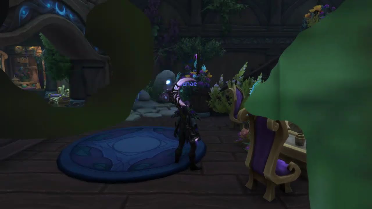Wow Housing Beta: My Magical Druid Home in world of warcraft