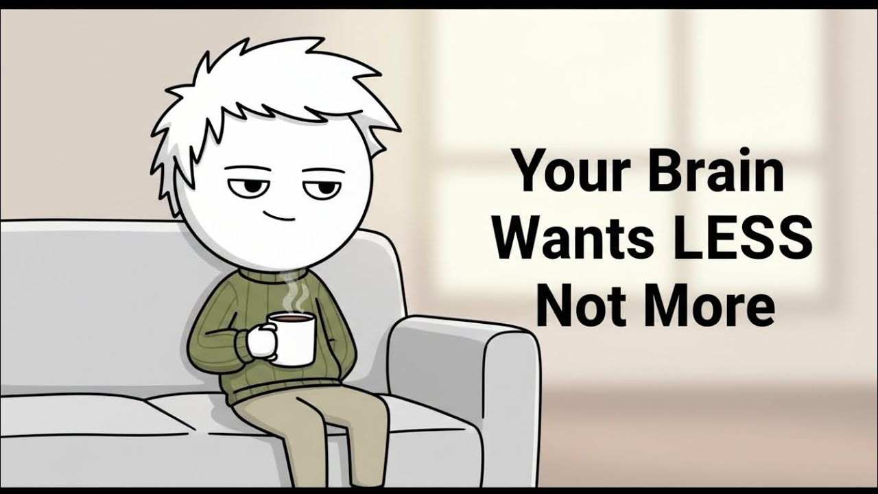 Why Your Brain Wants Less, Not More | Simple Psychology Hacks for Focus & Happiness