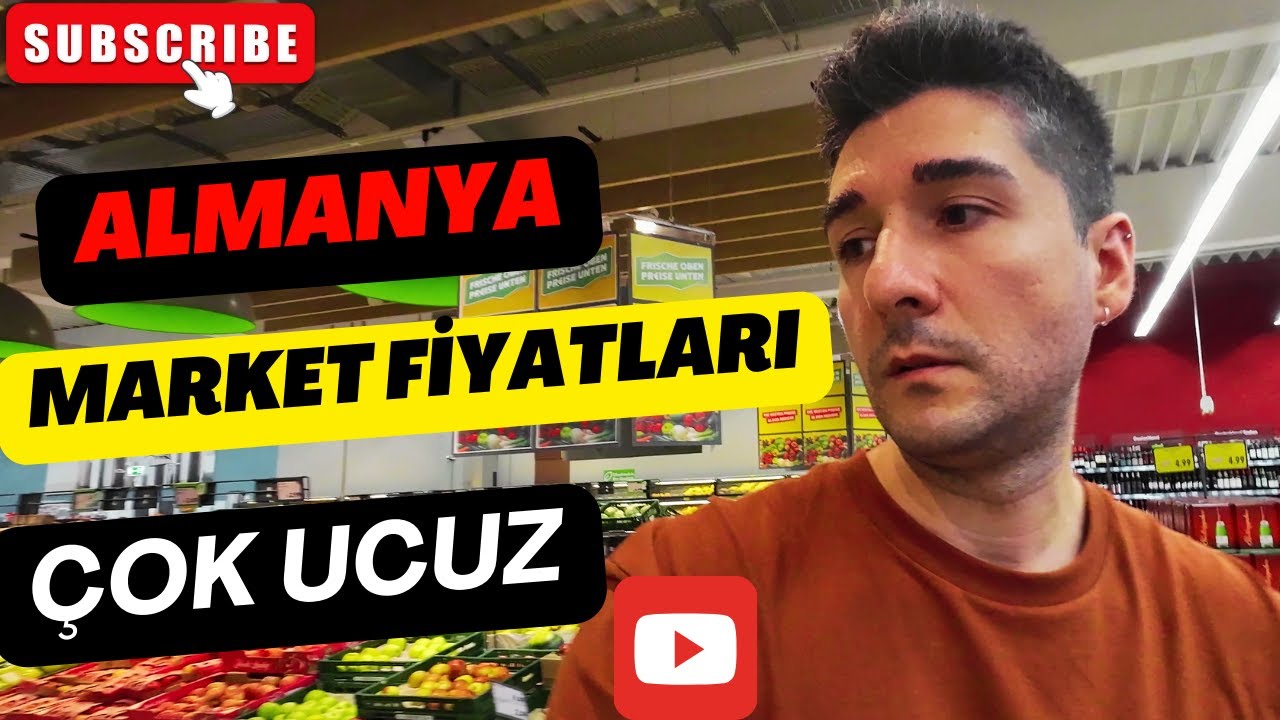 ALMANYA  MARKET FİYATLARI  -  ÇOK UCUZ!!!