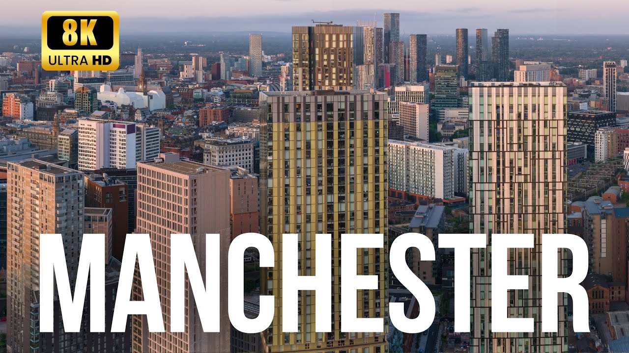 Manchester Aerial in 8K