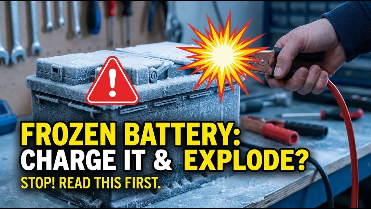 A Frozen Battery? Watch Before You Explode It  ( frozen car battery 2026 )