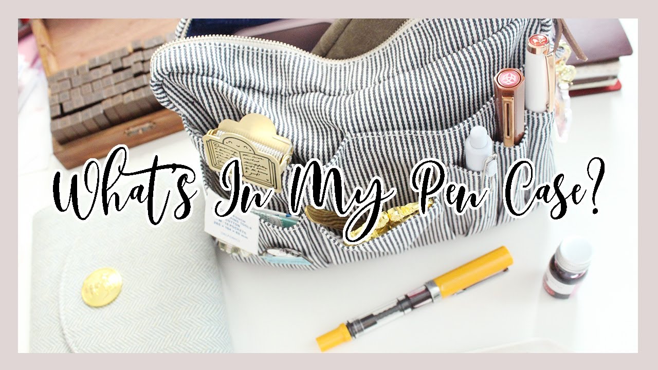 What's In My Journaling Pouch? | Delfonics Medium Utility Pouch | Ana Jolene