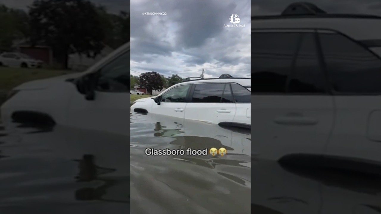 Heavy rainfall causes flooding across South Jersey