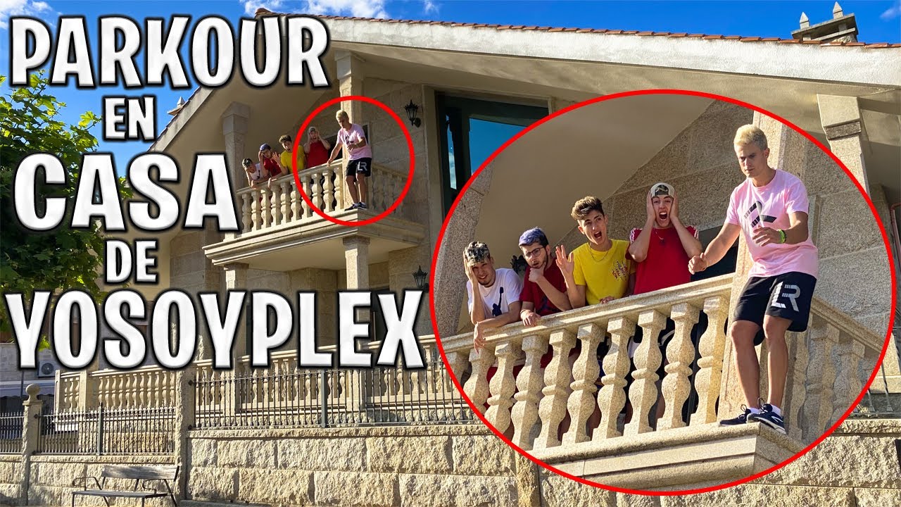 PARKOUR EN LA CASA de YOSOYPLEX😱 *SALTO POR SU BALCÓN*