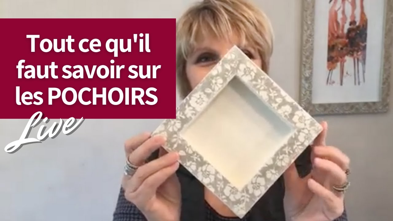Comment utiliser les Pochoirs pour relooker vos meubles ? LIVE TUTO