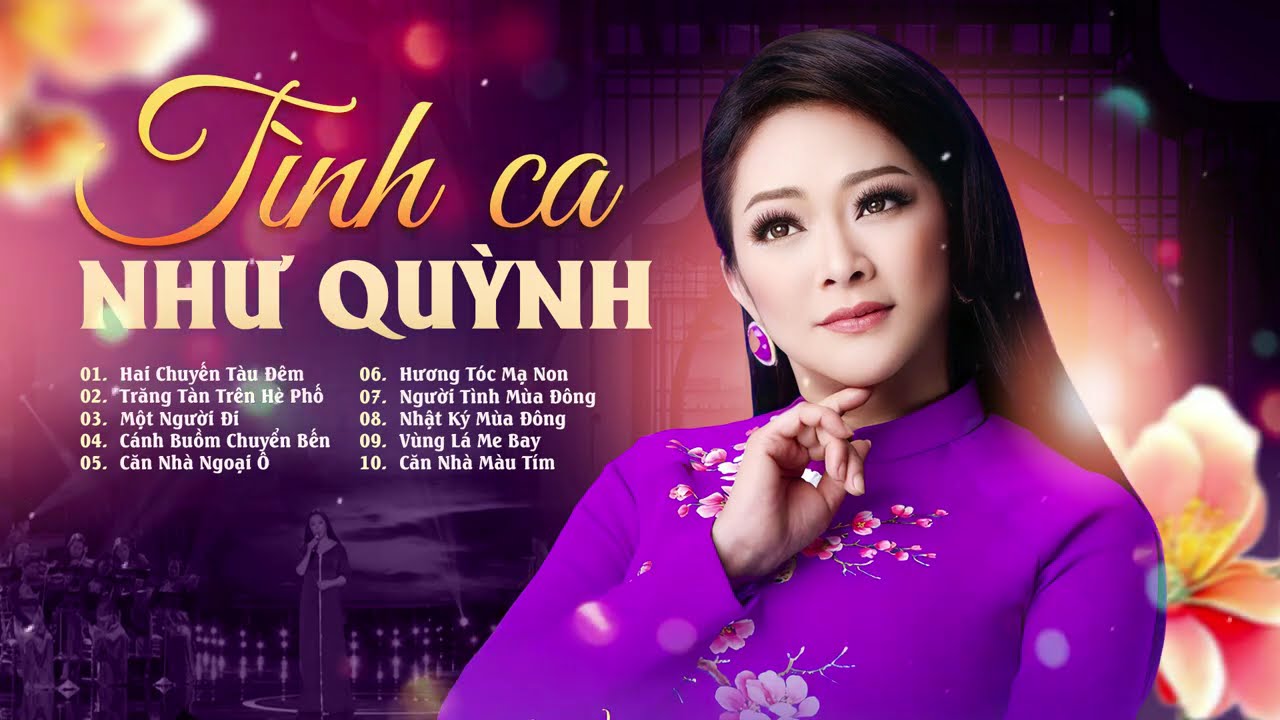 TÌNH CA NHƯ QUỲNH SAY ĐẮM TRIỆU CON TIM | Liên khúc Hai Chuyến Tàu Đêm x Căn Nhà Màu Tím