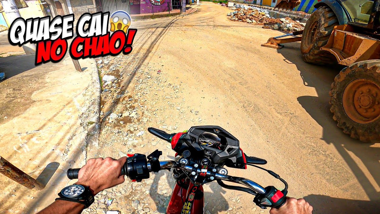 PRIMEIRO ROLE DE MOBILETE COM FREIO NO P&Eacute;! MOBIVLOG