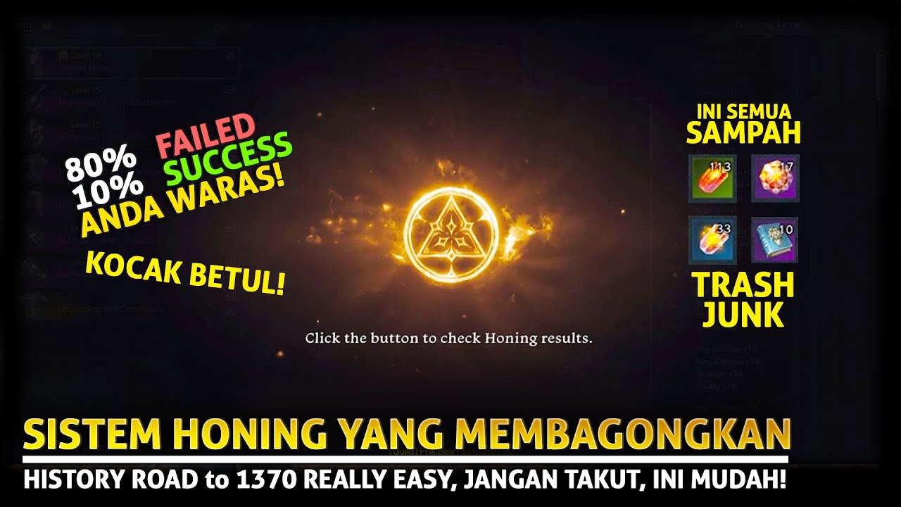 HONING TIPS to 1370 , Jangan Takut, ini Gampang, ini Membagongkan - LOST ARK