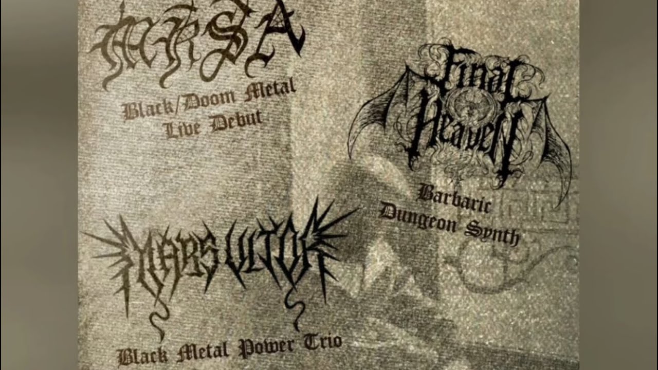 New dark ages presents : mars ultor, final heaven and mrsa at the bunker queens ny 3/6 on the scene🤘