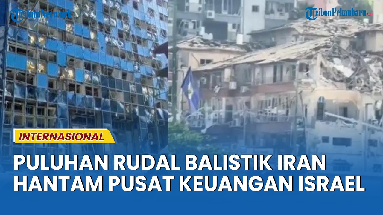 Puluhan Rudal Balistik Iran Serang Pusat Keuangan Israel, Ramat Gan