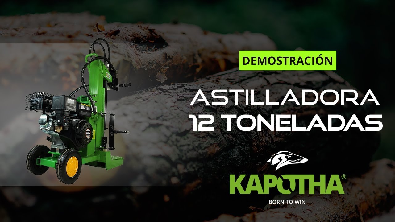 Demostración | Astilladora Kapotha 12 Tonelas