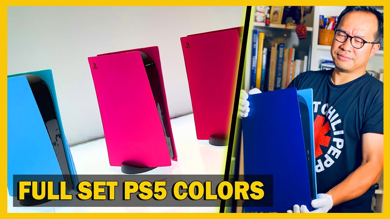 PS5 : Mon Unboxing de TOUTES les Faceplaces Officielles ! (FULL SET)