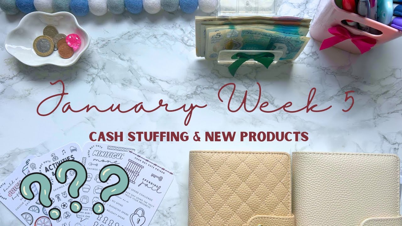🎀 JAN WEEK 5 CASH STUFF & NEW PRODUCTS | SINKING FUNDS & SAVINGS CHALLENGES | UK WEEKLY