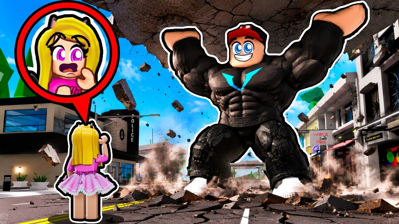 ZOSTAŁEM NAJSILNIEJSZYM CZŁOWIEKIEM na BROOKHAVEN w ROBLOX!