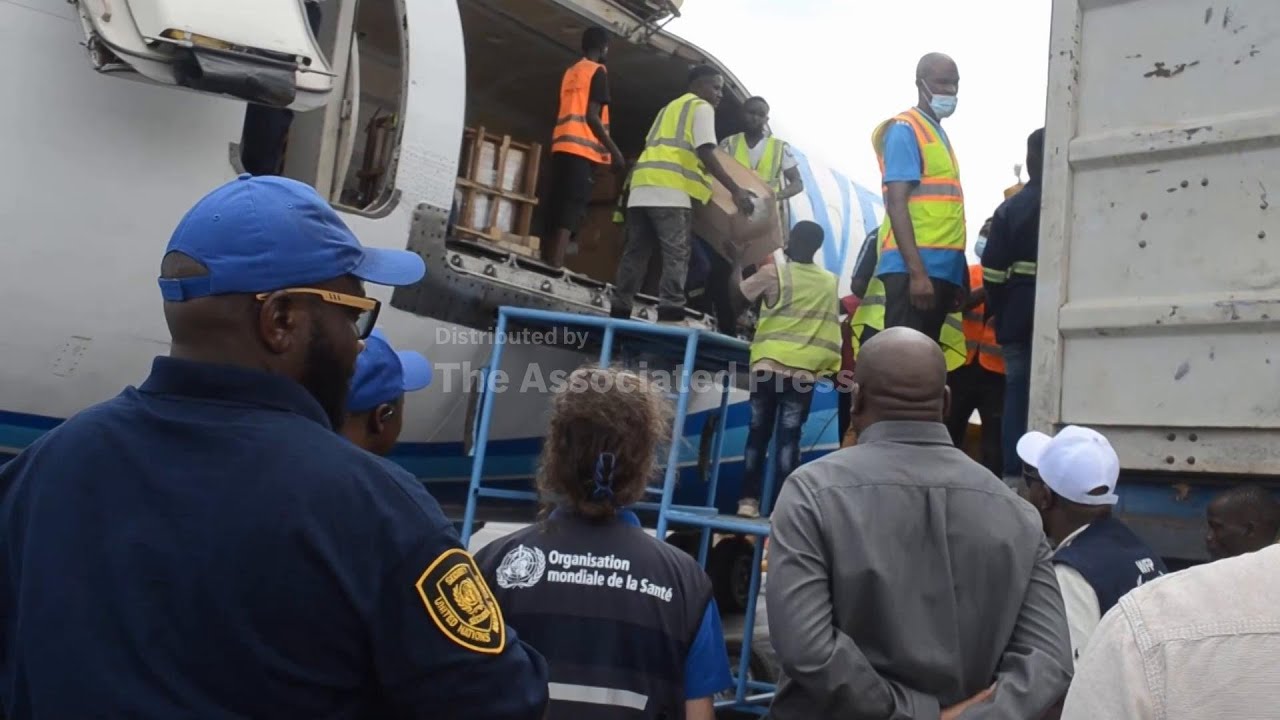Plane carrying WHO supplies and experts arrive in DRCongo city affected by Ebola outbreak