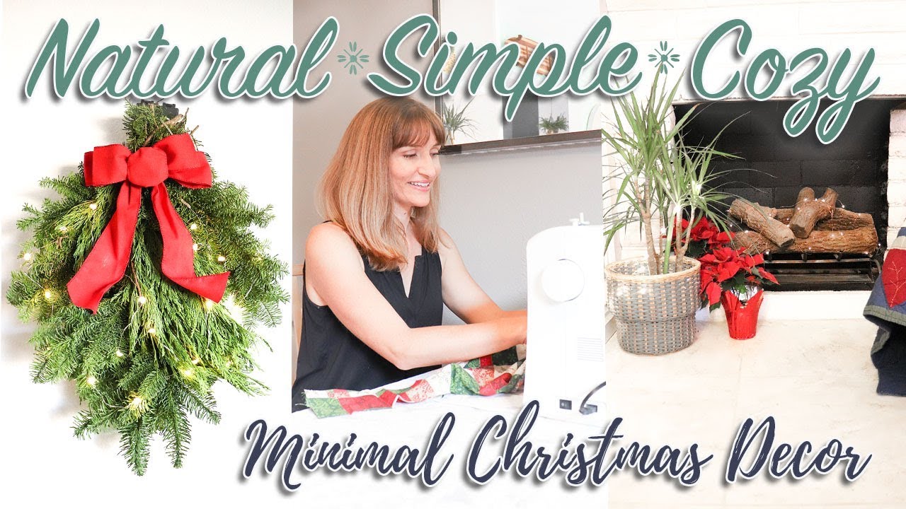 Minimalist Family Christmas Decor - Cozy Christmas Decor - Hygge Christmas