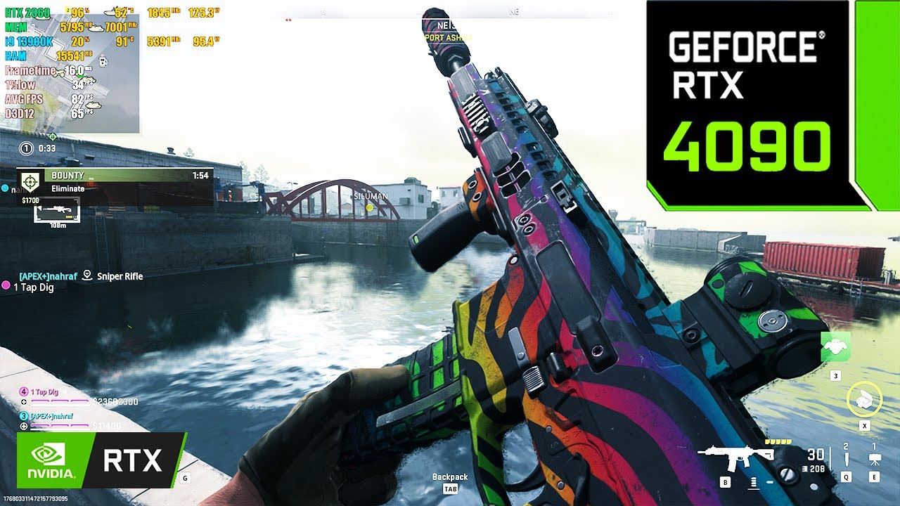 Call of Duty : Warzone Season 2 | RTX 4090 24GB + i9 13900K ( 4K Maximum Settings DLSS OFF )