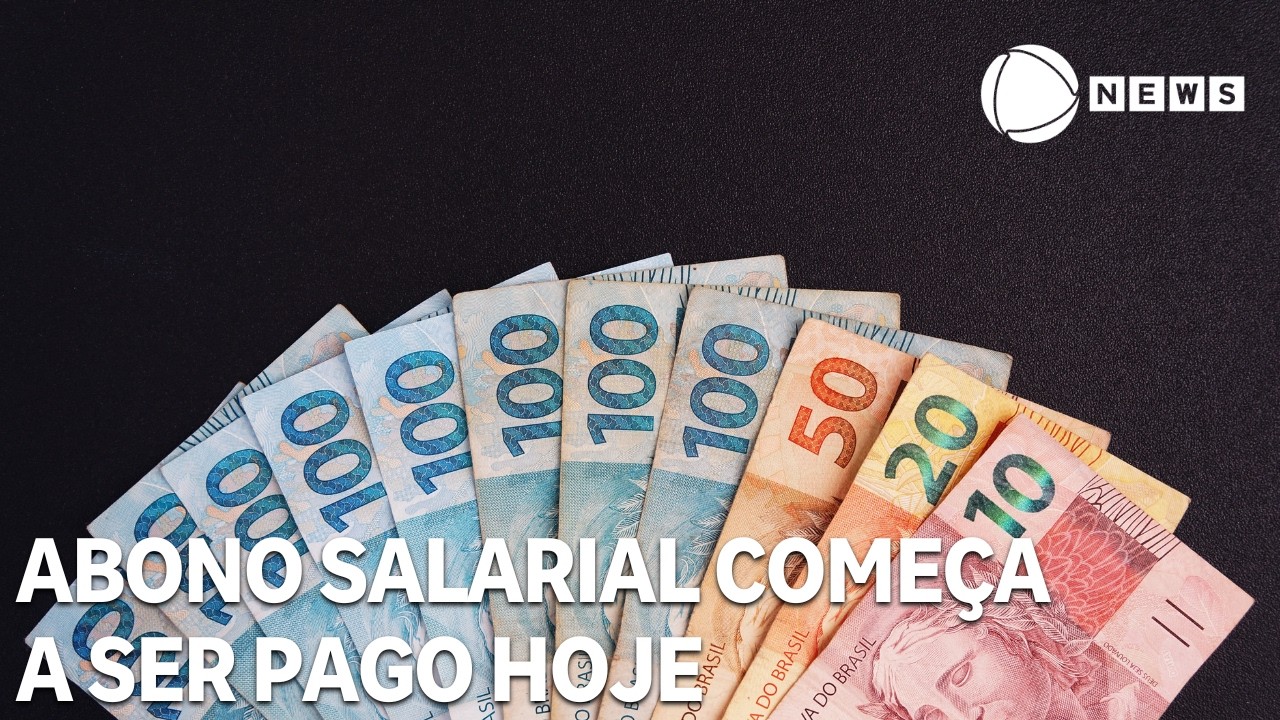Abono salarial começa a ser pago nesta segunda (16)