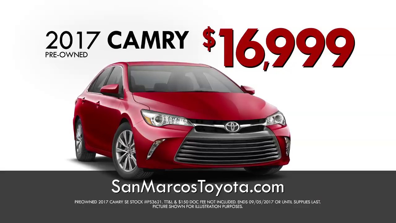 The BIG BIG BIG Used Car Clearance Event at San Marcos Toyota